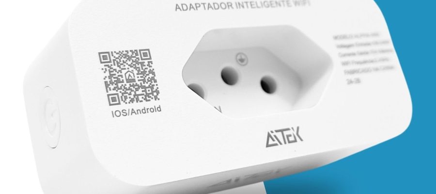 Tomada Inteligente Wi-Fi 10A Bivolt - Controle por Aplicativo Alexa Google Assistente Compatível Android IOS