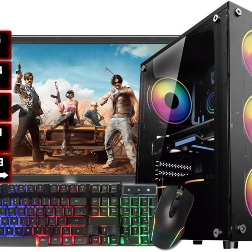 PC GAMER AMD RYZEN 5 5600GT+A520M+16GB 3200+NVME 500GB+500W 